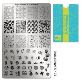 stamping plate 26 Summertime